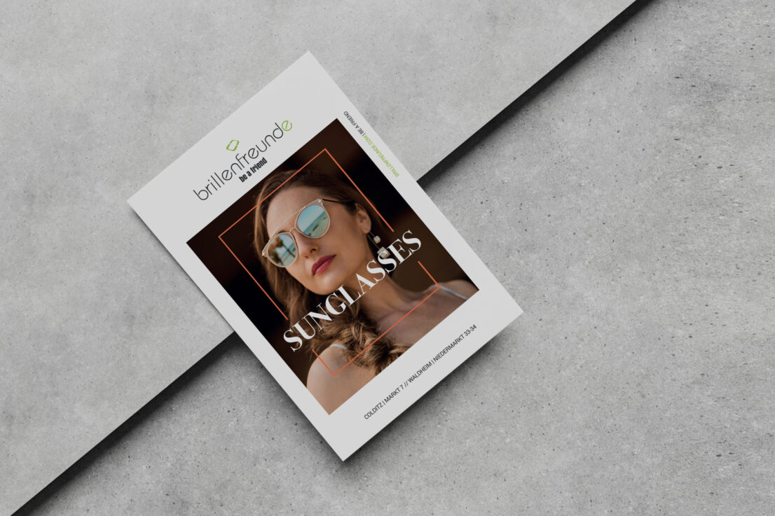 Brillenfreunde - Branding, Webdesign und Handouts - Werbeagentur Chemnitz